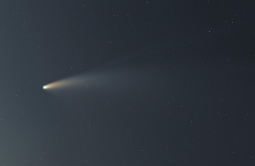 Comet NEOWISE with Ion Tail