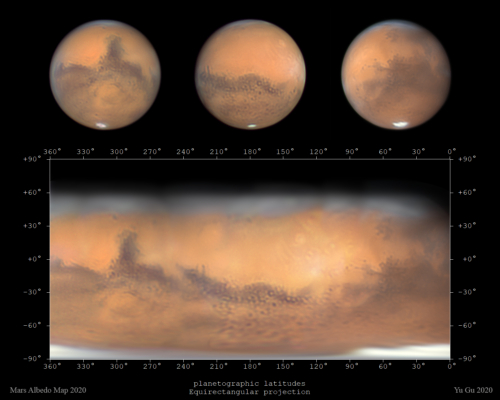 Mars2020 Map With 3 Images