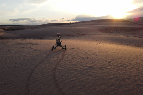 Utah Test of pathfinder rover at Mars Desert Research Station by the Mars Society
